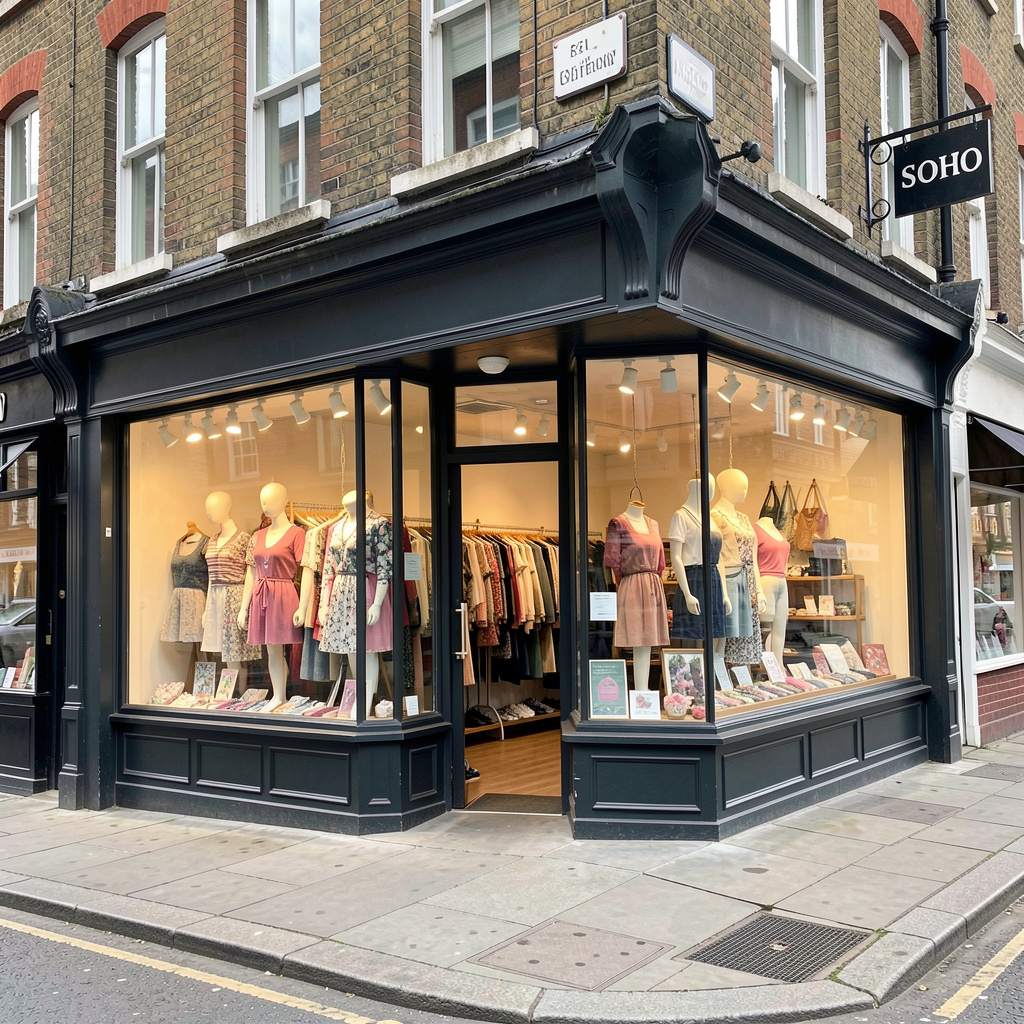 Ylozarinrrquixl craft store exterior in London Soho